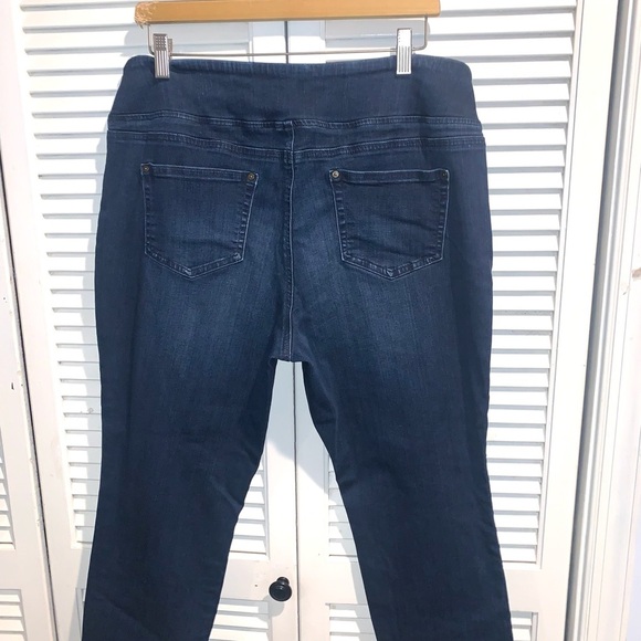 Belle Kim Gravel High Waisted Capri Jeans 16P - Picture 4 of 6